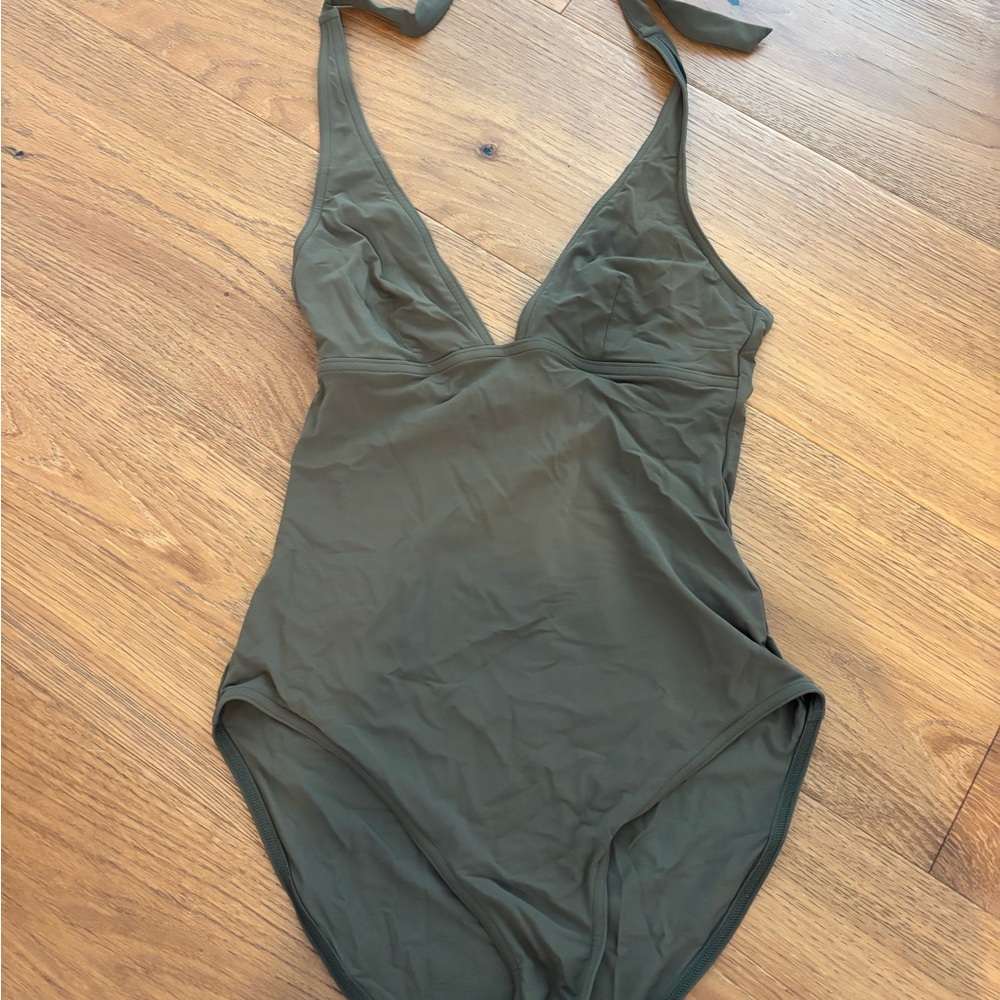 GAP Olive Green Women's One Piece Swimsuit